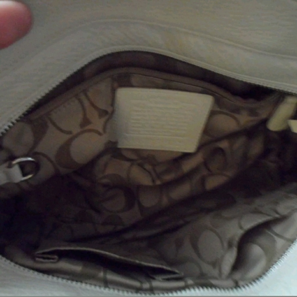 Coach Womens Cream/Ivory Handbag - Picture 5 of 7